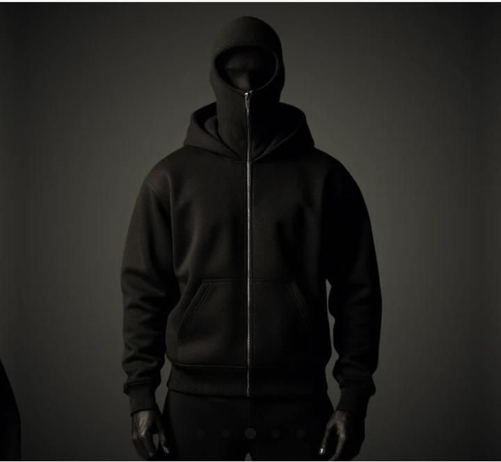 Men's Full Sleeves ninja hoodie.Zipper Hoodie with Mask